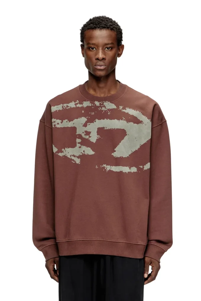 s-boxt-n5 Sweat-shirt en coton avec logo Oval D floqué