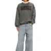 s-boxt-raw-v1 Sweat-shirt en coton avec logo appliqué