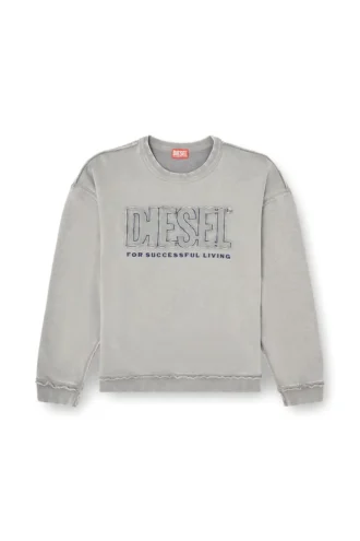 s-boxt-raw-v1 Sweat-shirt en coton avec logo appliqué