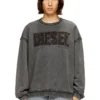s-boxt-raw-v1 Sweat-shirt en coton avec logo appliqué