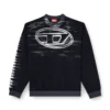 s-boxt-t1 Sweat-shirt en coton avec imprimé ovale D
