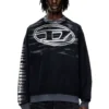 s-boxt-t1 Sweat-shirt en coton avec imprimé ovale D