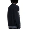 s-boxt-t1 Sweat-shirt en coton avec imprimé ovale D