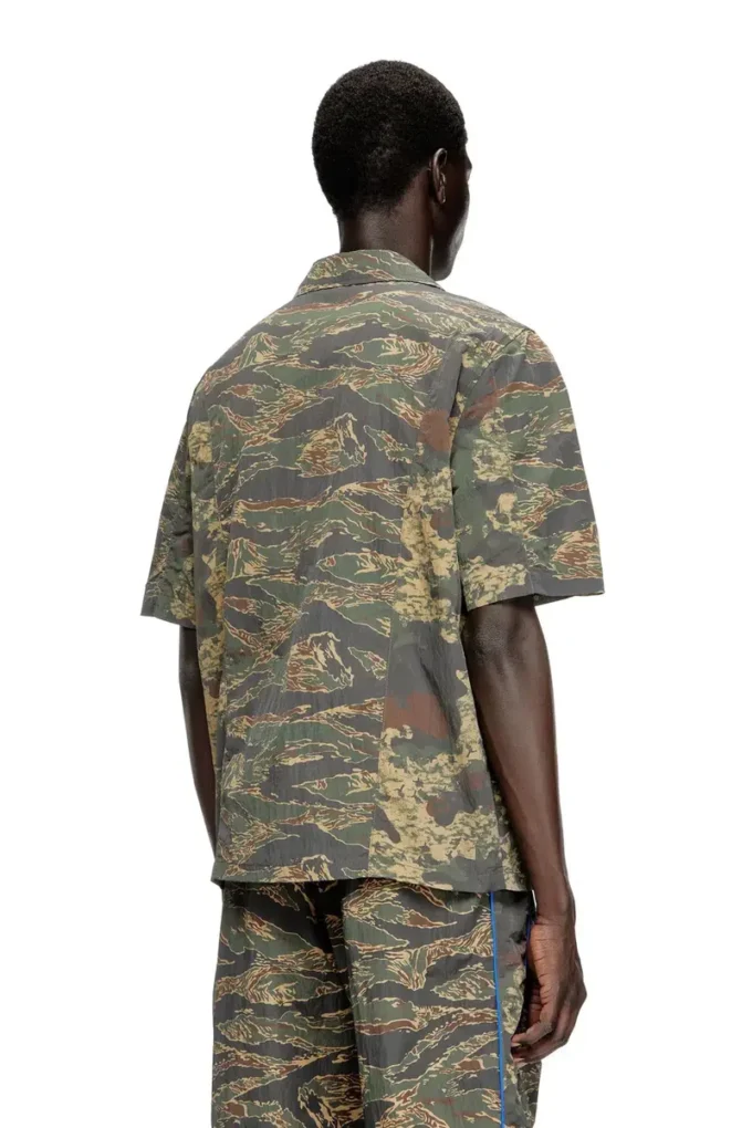 s-brack-epbw Chemise à imprimés camouflage mixtes