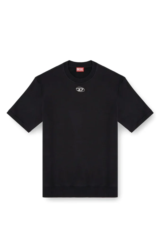 s-cooling-l1 Sweat-shirt à manches courtes avec logo métallique