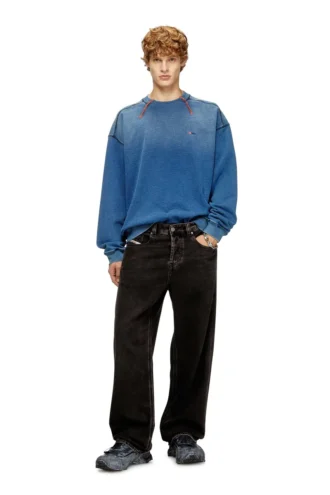s-crao-boxt Pull en coton avec coutures contrastées