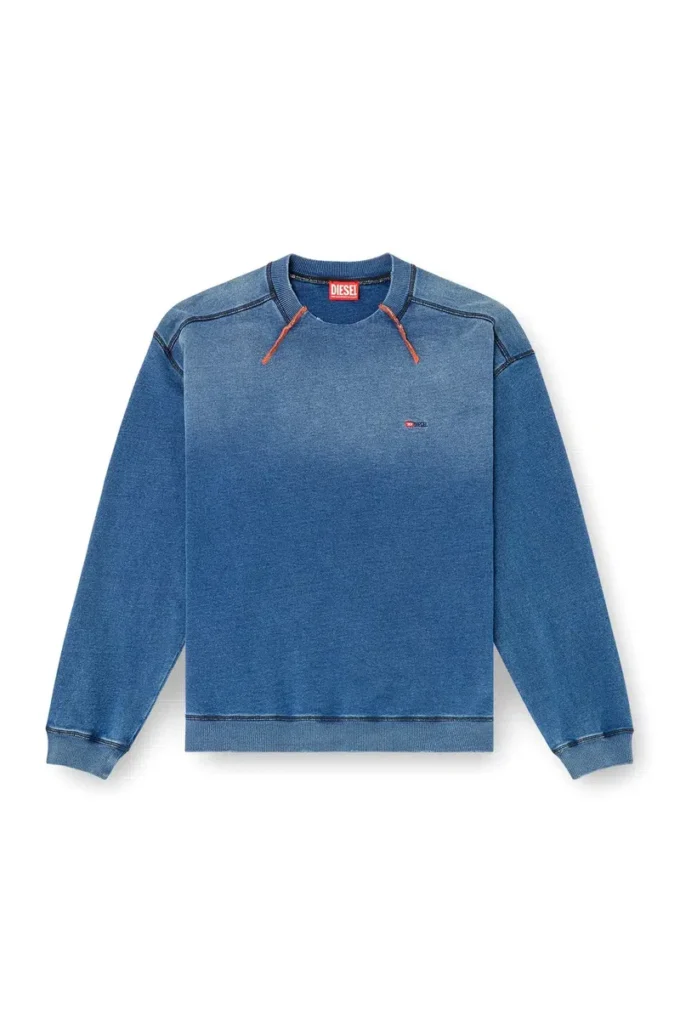 s-crao-boxt Pull en coton avec coutures contrastées