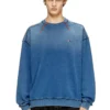 s-crao-boxt Pull en coton avec coutures contrastées
