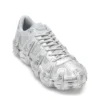s-d-griffe low Baskets S-D-Griffe-Metallic en mesh et PU