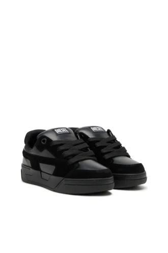s-d-ollie low D-Ollie-Monochrome baskets en daim et cuir