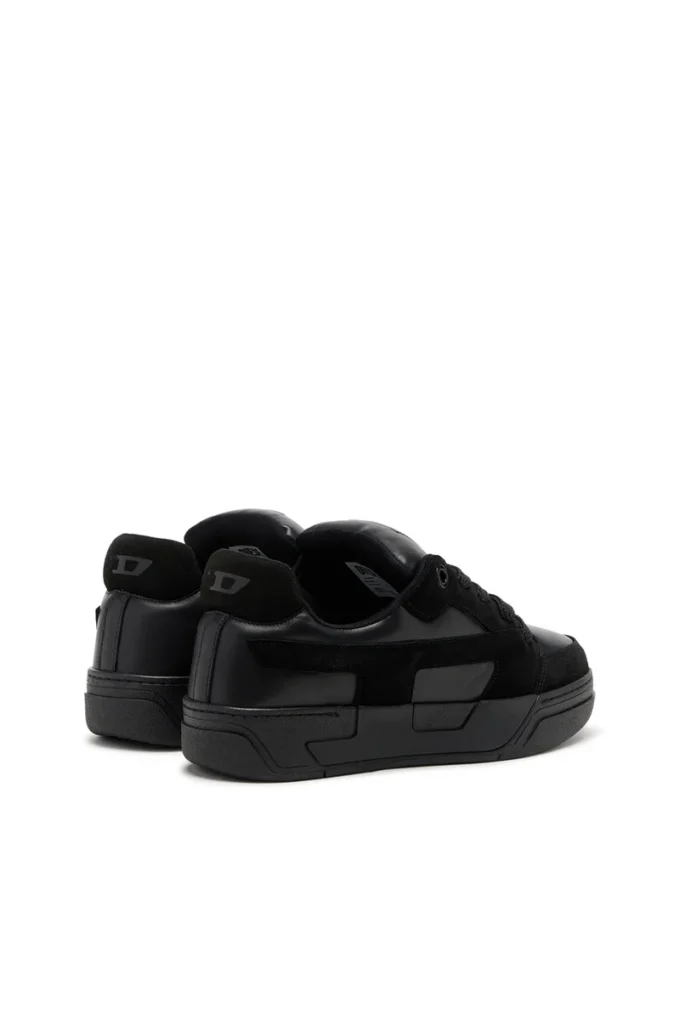 s-d-ollie low D-Ollie-Monochrome baskets en daim et cuir