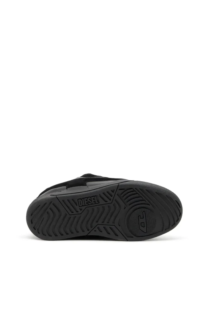 s-d-ollie low D-Ollie-Monochrome baskets en daim et cuir