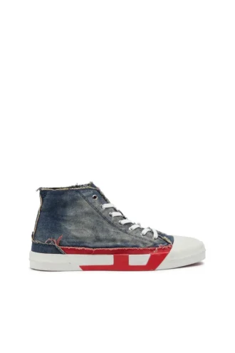 s-d-verse mid ii D-Verse – Baskets montantes en denim avec logo D