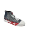 s-d-verse mid ii D-Verse – Baskets montantes en denim avec logo D