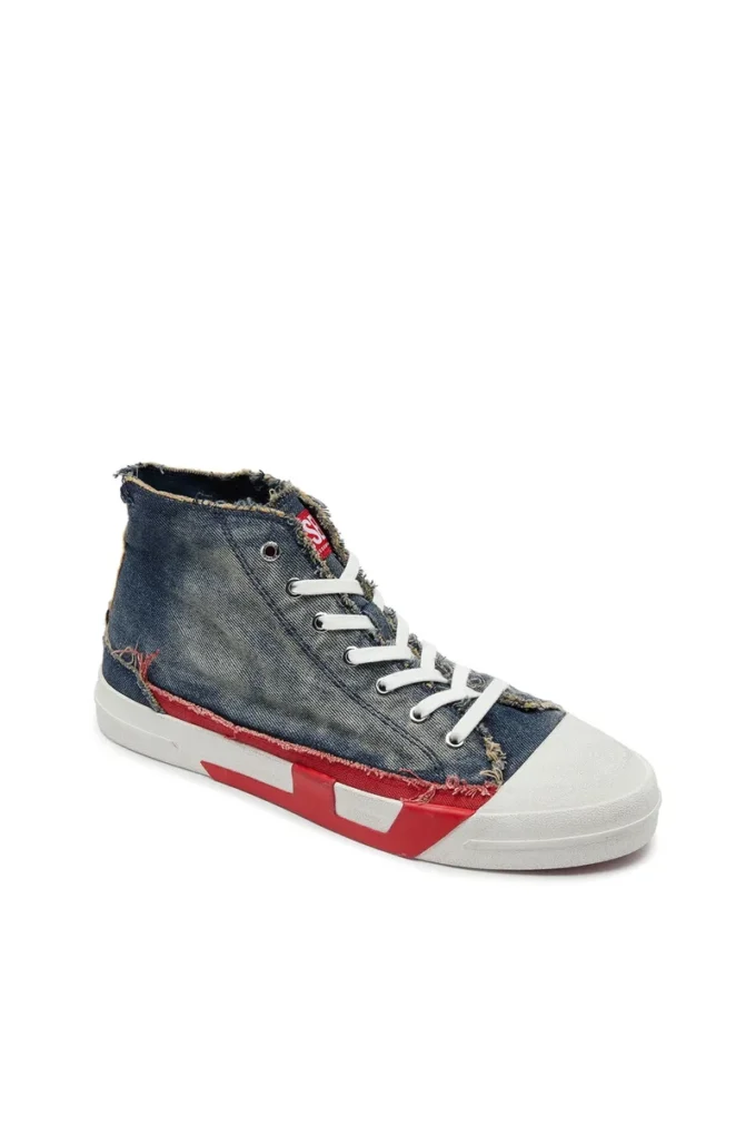 s-d-verse mid ii D-Verse – Baskets montantes en denim avec logo D