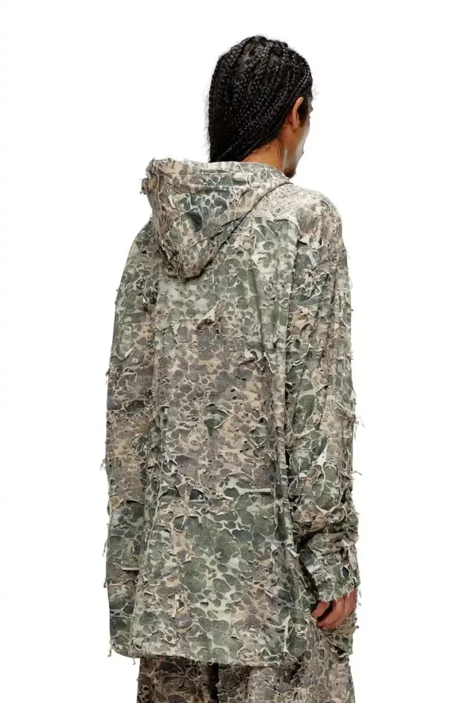 s-dewny-hood-hockk Chemise camouflage à effet délavé