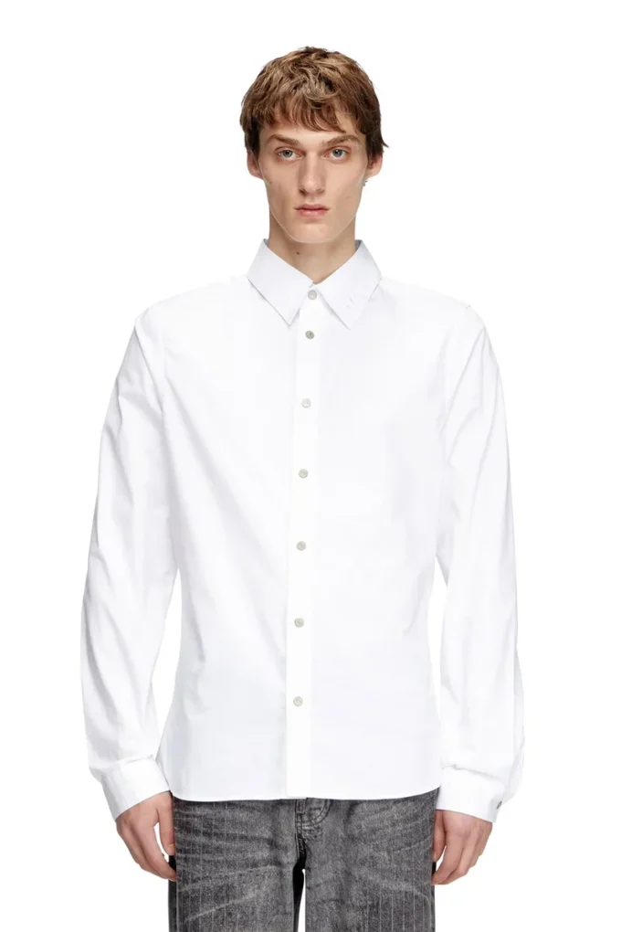 s-fitty-a Chemise habillée avec col brodé du logo