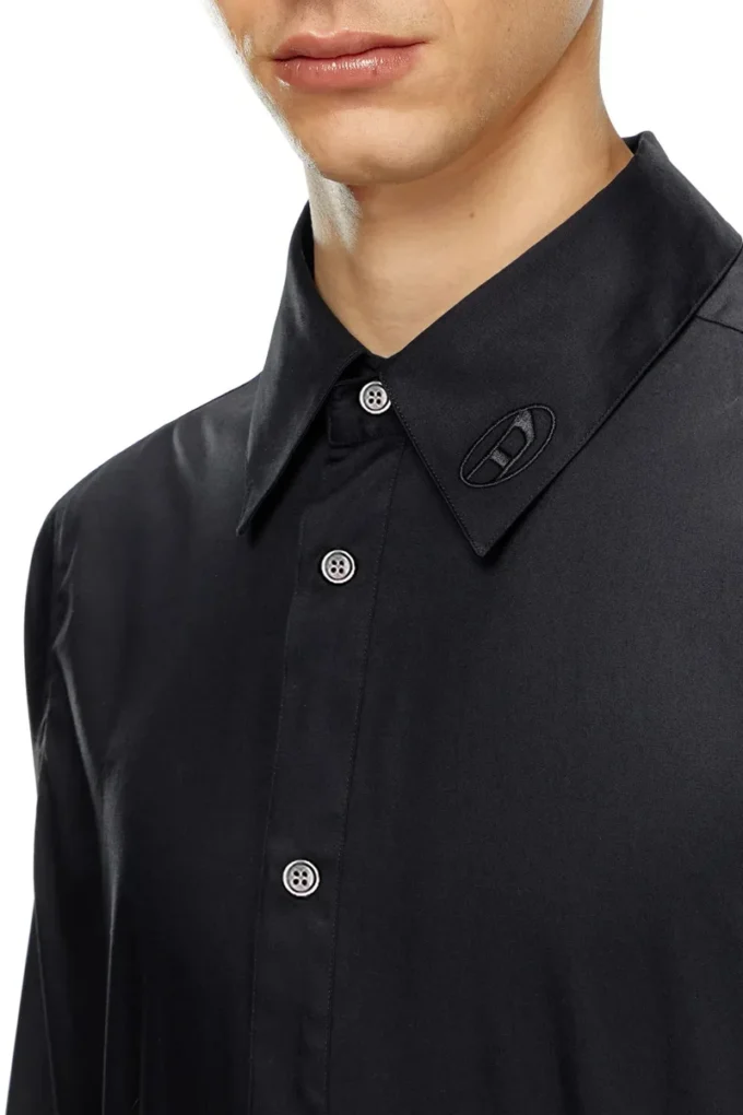 s-fitty-a Chemise habillée avec col brodé du logo