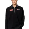 s-gander-r Chemise à demi-zip en jersey et popeline