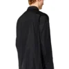 s-gander-r Chemise à demi-zip en jersey et popeline