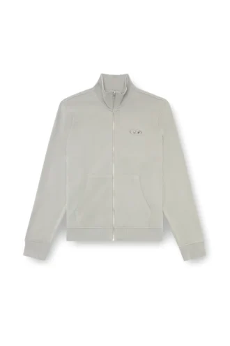 s-ginni-zip-od Sweat-shirt zippé avec logo métallisé