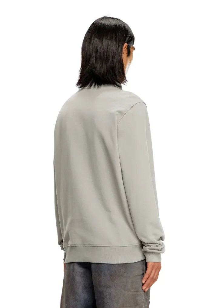 s-ginni-zip-od Sweat-shirt zippé avec logo métallisé