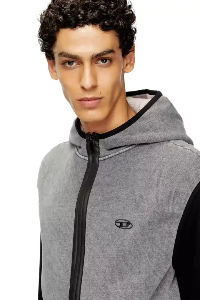 s-haky-new Sweat à capuche sans manches zippé
