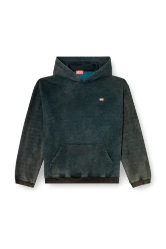 s-kai Sweat à capuche en coton avec poche kangourou