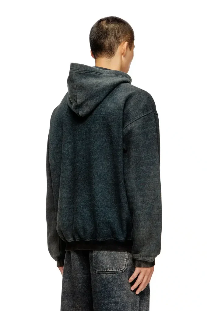 s-kai Sweat à capuche en coton avec poche kangourou