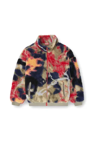 s-luke Veste en molleton Teddy avec motif graffiti