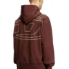 s-macs-hood-megoval-d Sweat à capuche avec logo brodé