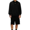 s-macs-hood-od Sweat à capuche avec logo métallique