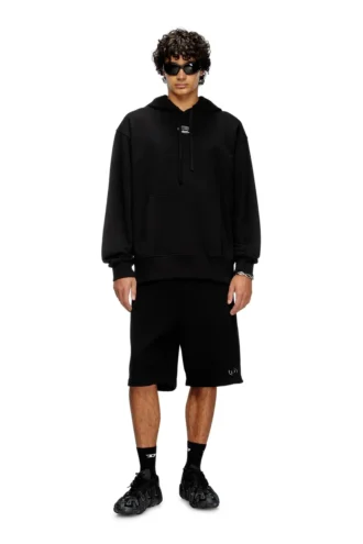 s-macs-hood-od Sweat à capuche avec logo métallique
