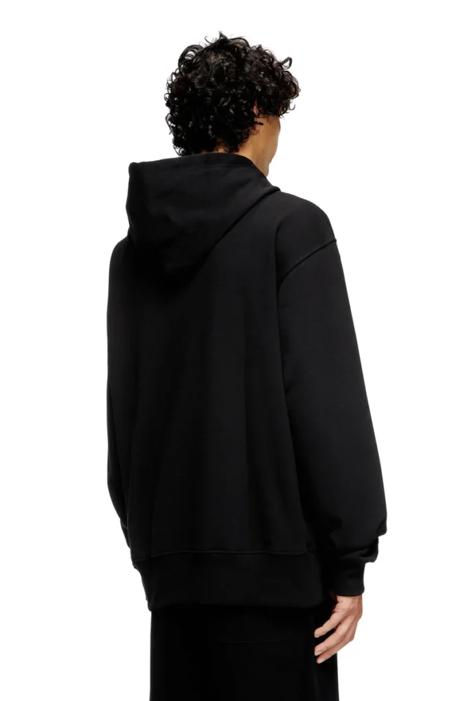 s-macs-hood-od Sweat à capuche avec logo métallique