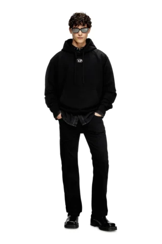 s-macs-hood-od Sweat à capuche oversize avec logo métallique
