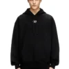 s-macs-hood-od Sweat à capuche oversize avec logo métallique