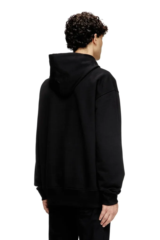 s-macs-hood-od Sweat à capuche oversize avec logo métallique