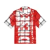 s-nabil Chemise de bowling à carreaux avec logo délavé