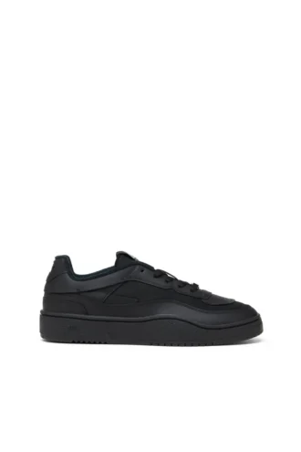 s-oval skate low S-Oval Skate – Baskets en cuir avec empiècements en tissu