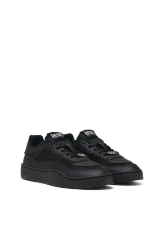 s-oval skate low S-Oval Skate – Baskets en cuir avec empiècements en tissu