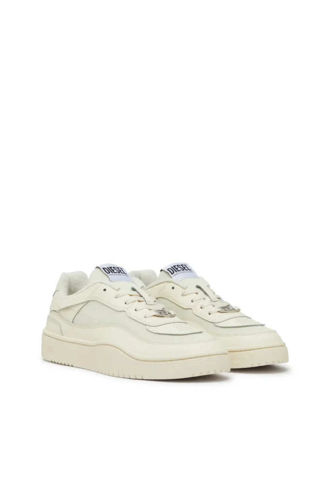 s-oval skate low S-Oval Skate – Baskets en cuir avec empiècements en tissu
