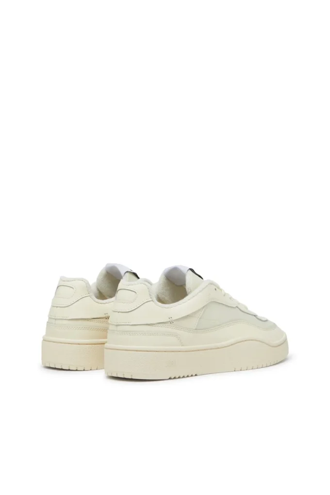 s-oval skate low S-Oval Skate – Baskets en cuir avec empiècements en tissu