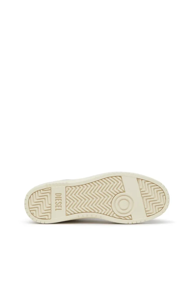 s-oval skate low S-Oval Skate – Baskets en cuir avec empiècements en tissu