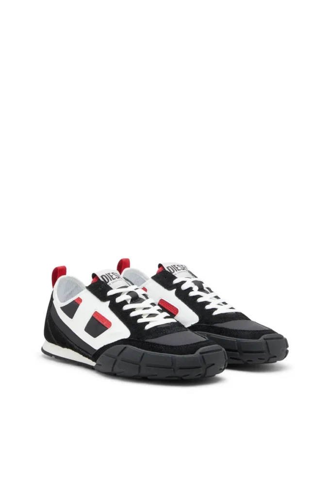 s-pagodha low S-Pagodha – Baskets en cuir, daim et ripstop