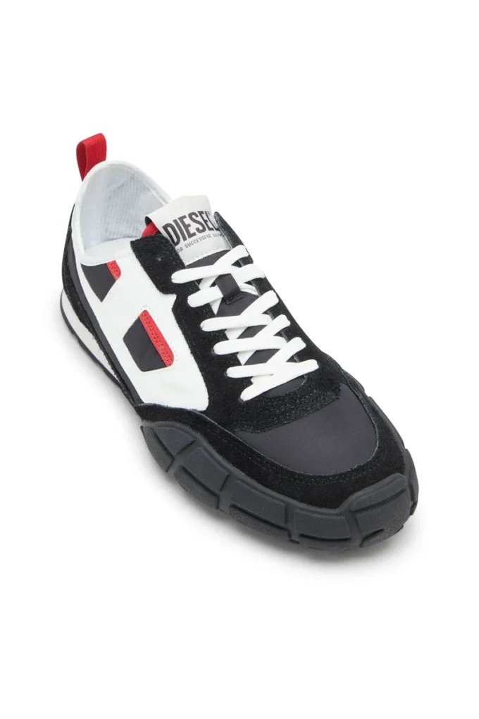 s-pagodha low S-Pagodha – Baskets en cuir, daim et ripstop