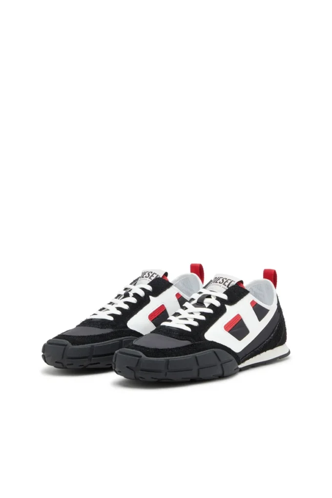 s-pagodha low S-Pagodha – Baskets en cuir, daim et ripstop