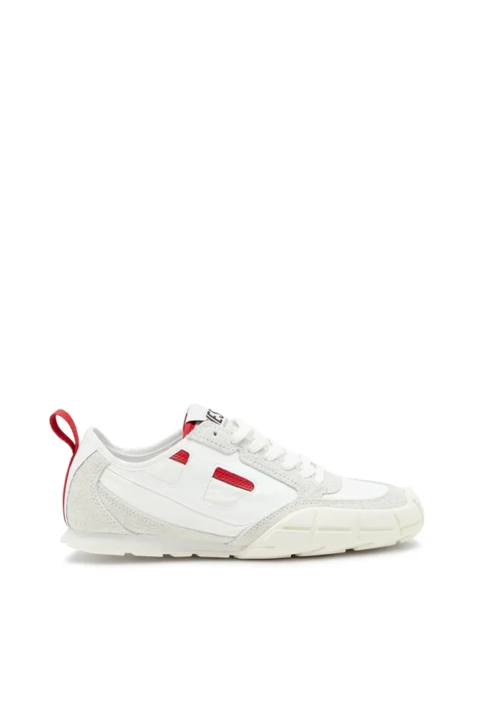 s-pagodha low w S-Pagodha-Sneakers en cuir, daim et ripstop