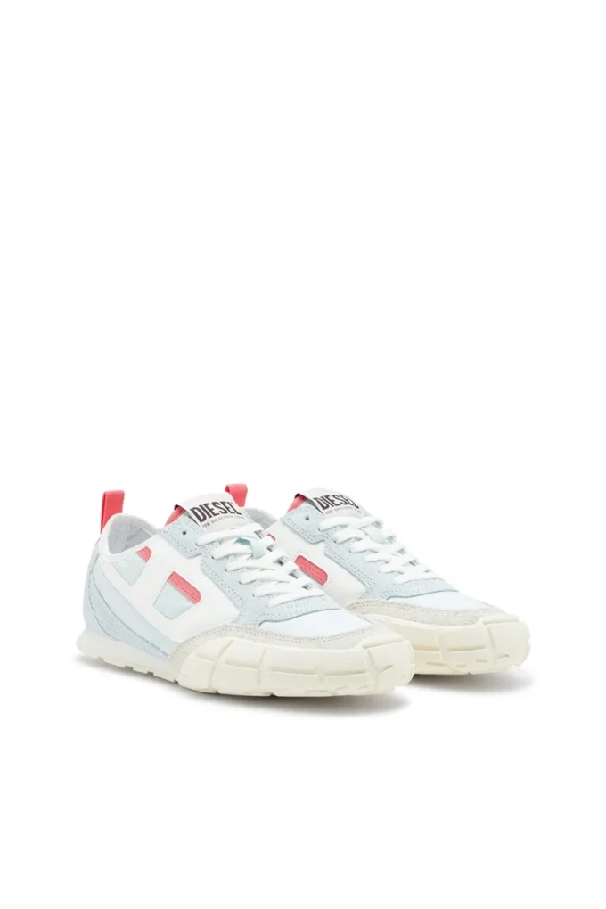 s-pagodha low w S-Pagodha-Sneakers en cuir, daim et ripstop