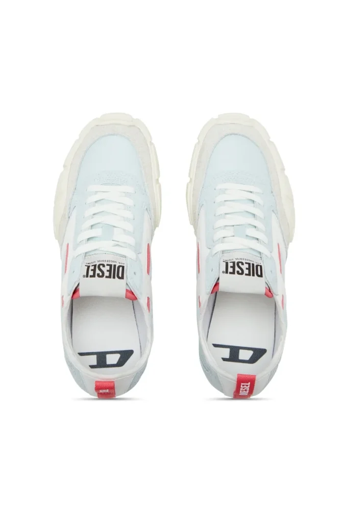 s-pagodha low w S-Pagodha-Sneakers en cuir, daim et ripstop