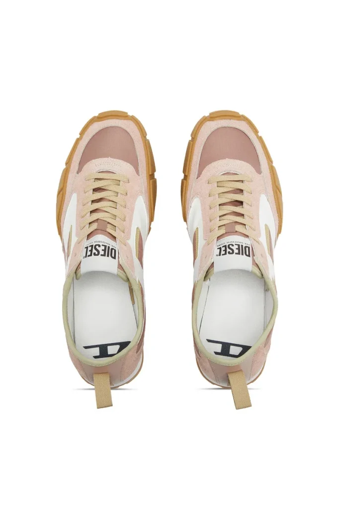 s-pagodha low w S-Pagodha-Sneakers en cuir, daim et ripstop